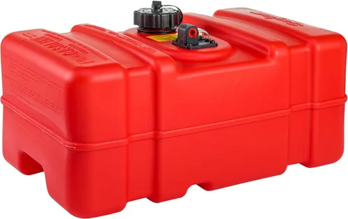 Scepter Bidón de Gas Marino Portátil de 9 Galones, Tanque de Combustible para Barco, Tapa Ventilada de 2 Vías, Medidor de Combustible Integrado y