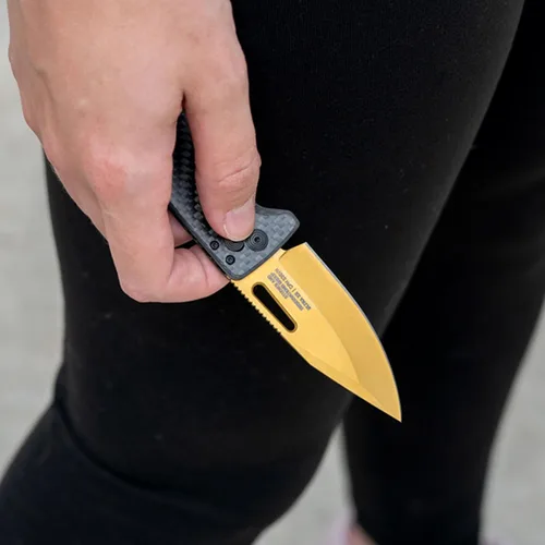 Miniatura 8 de SOG Ultra XR Everyday Carry Slimline Ambidextro CRYO CPM S35VN - Cuchillos plegables de acero inoxidable Bolsillo de titanio/clip para dinero