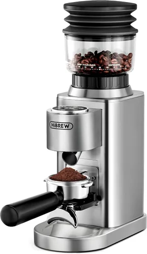HiBREW G7 - Molinillo de café eléctrico – 48 ajustes precisos de molienda para expreso/vertido/prensa francesa, tolva de granos de gran capacidad,
