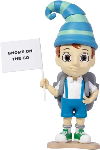 Miniatura 10 de Gnomo de viaje macho adulto Mini figura de gnomos con soporte AirTag integrado Compañero de viaje de aventura para viajes por carretera