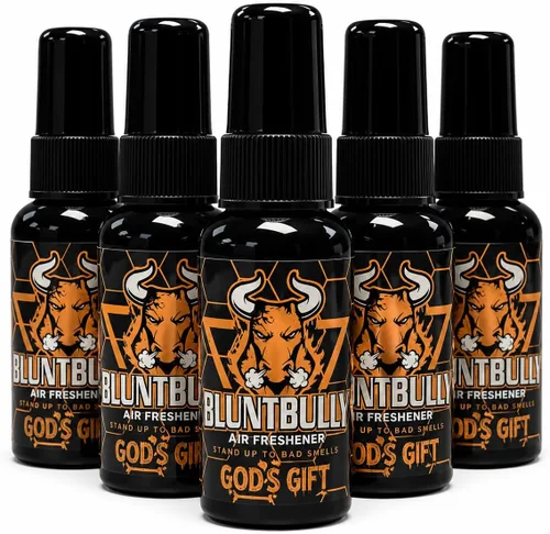 Ambientador Blunt Bully (regalo de Dios) en aerosol ambientador a base de aceite de alta calidad. Aroma de larga duración para habitación, baño,