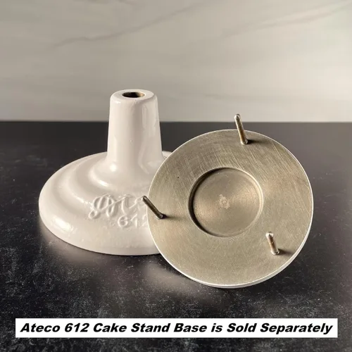 Miniatura 3 de Ateco 608 REVOLVING Cake Decorating soporte, 11" Ronda, apto para uso alimentario de plástico Base & parte superior