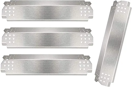 Piezas de repuesto para parrillas de gas Nexgrill 720-0830H, 720-0864, 720-0864M, paquete de 4 placas de calor de acero inoxidable para parrilla,