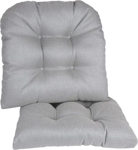 Miniatura 64 de Klear Vu Gripper Overstuffed - Cojines universales antideslizantes para silla de comedor para decoración de cocina o uso de oficina, almohadilla