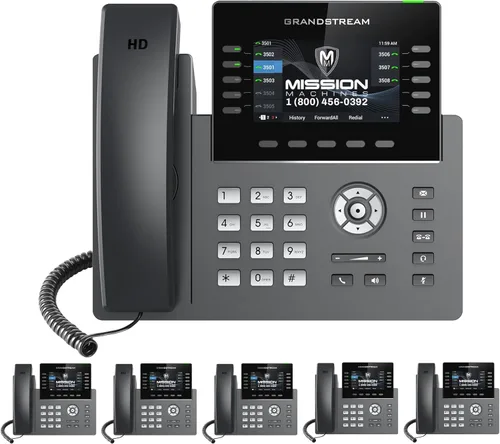 Miniatura 6 de Sistema de Telefono Empresarial 'Mission Machines' G400C: Incluye Teléfonos Grandstream GRP2615 + Servidor en la Nube 'Mission Machines' + 3 Meses