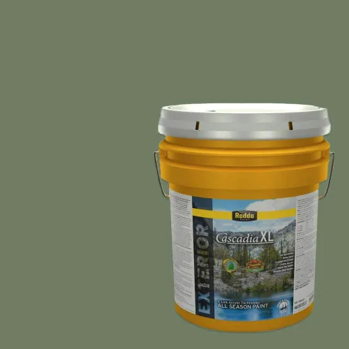 Miniatura 114 de Rodda Paint CASCADIA XL Pintura e imprimación satinada exterior en uno, cuarto de galón, resistencia industrial
