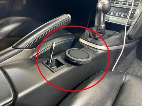 997/987 Cargador inalámbrico magnético Cenicero Inserto para Porsche 911 Cayman 05-13 Kaizen