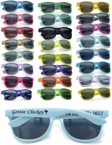 Miniatura 24 de Gafas de sol de fiesta personalizadas, regalos de boda a granel, regalos para invitados, cumpleaños, licenciatura, graduación, novia, novia, Mezclado