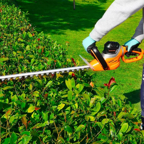 Miniatura 6 de GARCARE Cortasetos eléctrico con cable - Recortadores de árboles eléctricos, Cortador de ramas, Tijeras de setos