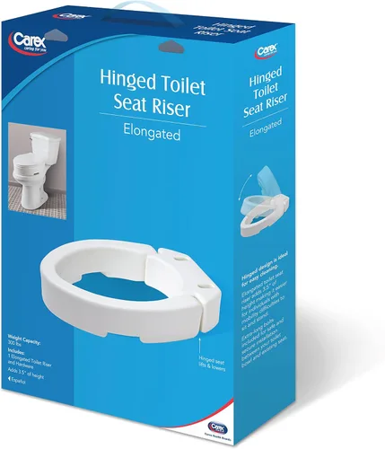 Miniatura 8 de Asiento elevador para inodoro, de Carex Health Brands