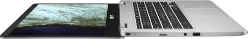 Asus Chromebook C423NA, pantalla HD de 14 pulgadas, procesador Intel N3350, DDR4 de 4 GB, eMMC de 64 GB, Chrome OS