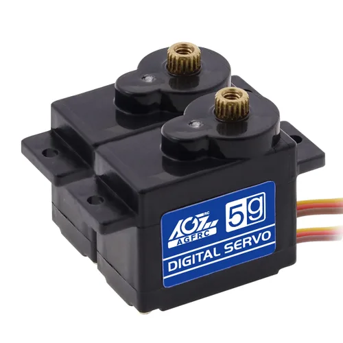 Miniatura 12 de AGFRC Servomotor de dirección RC Sub-Micro - Caja de metal mejorada con engranaje de titanio 0.072 seg de alta velocidad HV Mini servo para coche RC