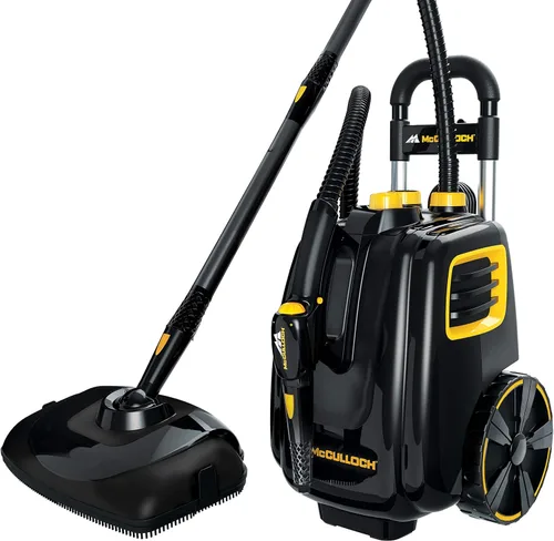 Miniatura 2 de McCulloch MC1385 Limpiador de vapor de lujo con 23 accesorios y almohadilla de microfibra de repuesto para MC1375, MC1385, 2 unidades y almohadilla