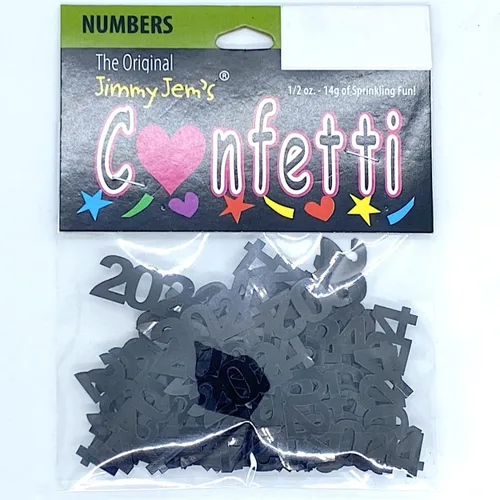 Miniatura 4 de Confetti Year 2024 Negro, Azul Royal Combo - 2 bolsas de media onza (1 oz)