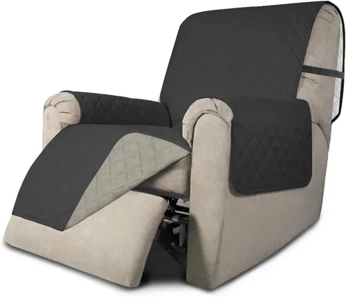 Miniatura 18 de Easy-Going - Funda para sofá, futón y sillón sin reposabrazos, reversible, resistente al agua, para mascotas y niños (azul oscuro/azul claro)