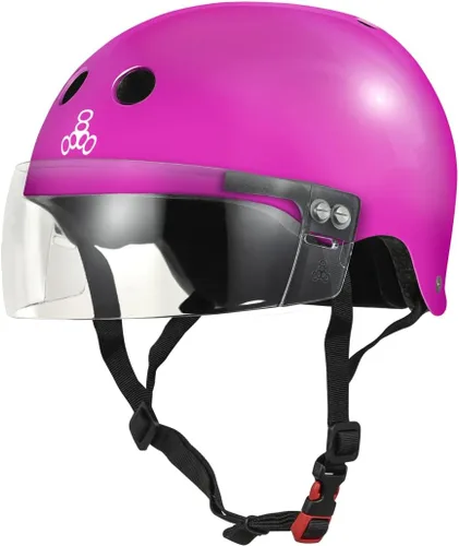 Miniatura 10 de Triple Eight El casco certificado Sweatsaver con visera para Roller Derby, Skateboarding y BMX