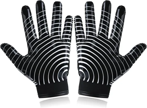 Miniatura 2 de Guantes de fútbol juvenil para niños, guantes receptores de agarre de silicona con capacidad de súper palo para la mejor experiencia de juego