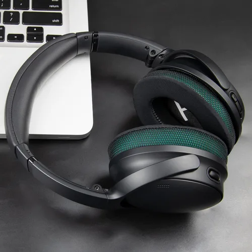 Miniatura 2 de SOULWIT Almohadillas de enfriamiento para auriculares inalámbricos Bose QC45/QC SE/Quiet Comfort, almohadillas para los oídos con tela de seda
