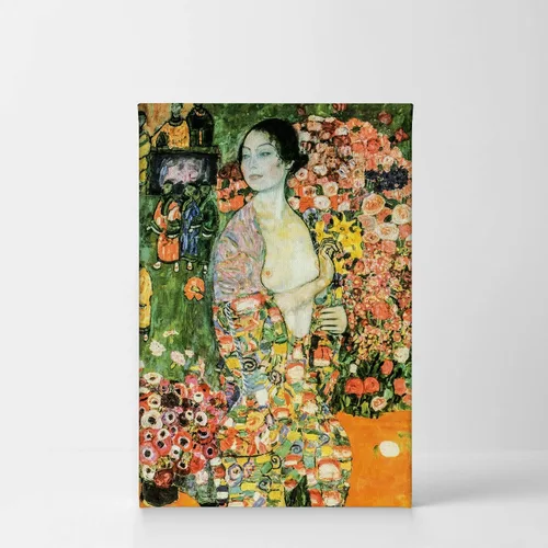 Miniatura 2 de Smile Art Design The Dancer by Gustav Klimt - Lienzo decorativo para pared, pintura famosa, reproducción de arte fino, pinturas al óleo, arte