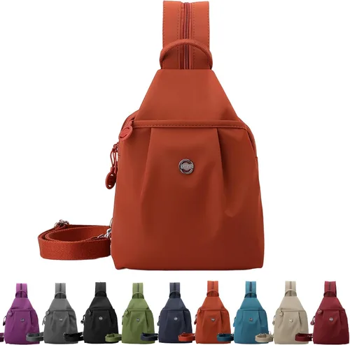 Miniatura 3 de Bolsa de viaje antirrobo 3 en 1 de alta calidad, impermeable, de 2 vías, mochila cruzada para mujer, Negro, Mediana, Moda