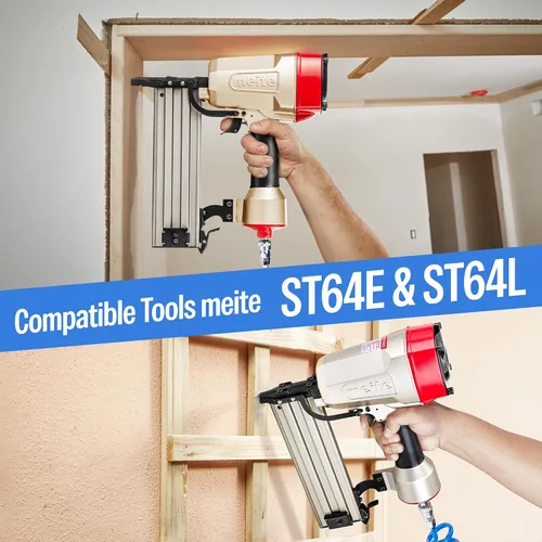 Miniatura 7 de meite Clavos para Concreto Calibre 14, 400 Piezas, Longitud 1-1/4", Clavos en T para Clavadora de Concreto, Galvanizados Resistentes al Óxido