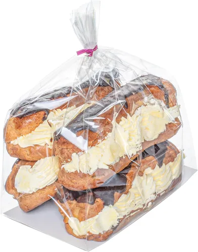 Miniatura 7 de Restaurantware Bolsas para Sándwich de Sellado Térmico de Fondo Plano Bolsas de Alimentos Sellables al Calor - Bolsa con Fuelle con Inserto de Papel