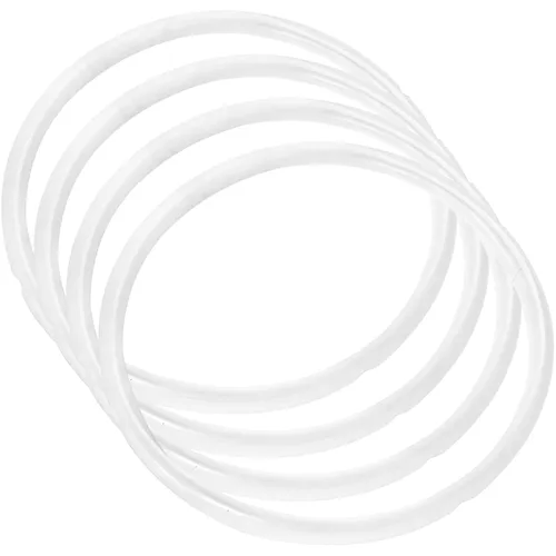 Miniatura 9 de 4 anillos de silicona de repuesto para juntas de 5 y 6 cuartos de galón, piezas de accesorios, transparentes (actualizados)