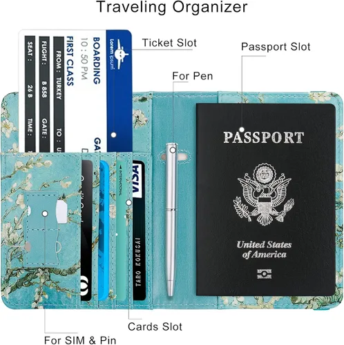 Miniatura 5 de Walnew RFID - Funda para pasaporte