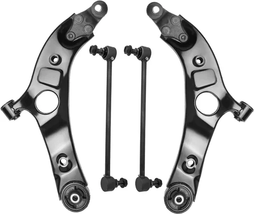 Miniatura 205 de Detroit Axle - Brazos de control superiores traseros para Chrysler 300 Dodge Challenger Charger Magnum, reemplazo del conjunto de brazos de control