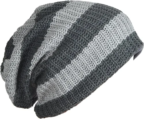 Miniatura 10 de FORBUSITE Gorro de punto largo holgado para hombre para verano e invierno, de gran