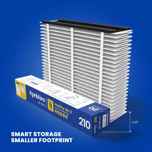Miniatura 11 de AprilAire Filtro de Reemplazo 210 para Purificadores de Aire para Toda la Casa - MERV 11, Aire Limpio y Polvo, Filtro de Aire 20x25x4 (Paquete de 1)