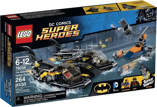 Superhéroes 76034 de Lego, Juego de Construcción de la Persecución del Puerto del Batibote