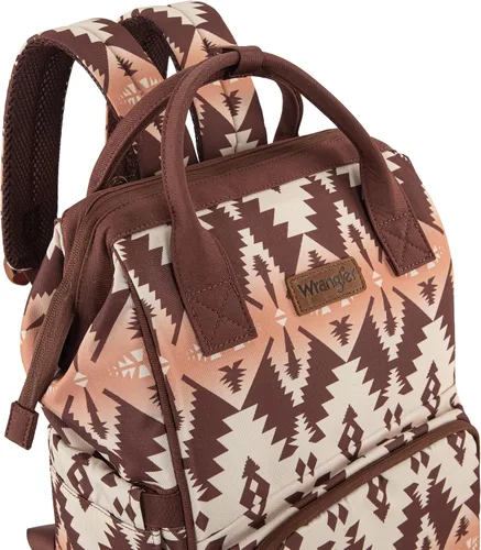 Miniatura 2 de Mochila de Pañales Montana West Wrangler Bolso de Estilo Vaquero para Bebé, Marrón, Tamaño único, Estándar