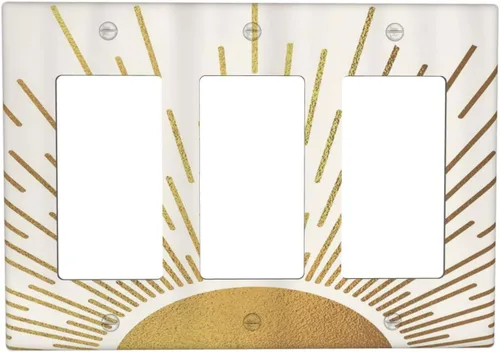 Miniatura 24 de Divertidas Cubiertas de Interruptor de Luz de Tiburón Azul del Océano Mujer Nadando 1 Gang Placa de Pared de Palanca Individual Cubierta Decorativa