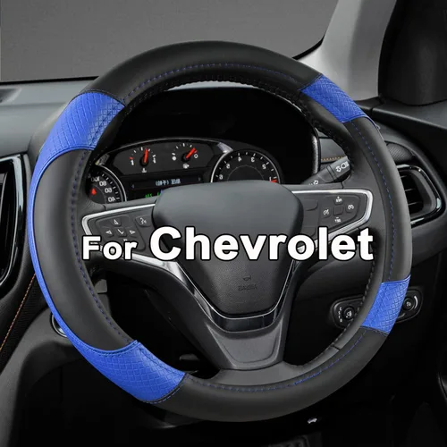 Miniatura 15 de Funda para volante GIANT PANDA para Chevy Silverado - Funda para volante de coche para Chevrolet Colorado Tahoe - Negro