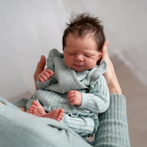 Miniatura 16 de Anano Muñecas Reborn de Bebé de Silicona de Cuerpo Completo - 18 pulgadas Muñeca Realista de Bebé Niña, Muñeca de Bebé de Silicona Completa