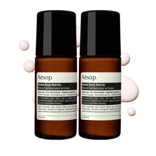 Miniatura 8 de Aesop Desodorante enrollable sin aluminio para mujeres y hombres, vetiver, zinc y árbol de té para reducir el olor y las bacterias, fórmula sin