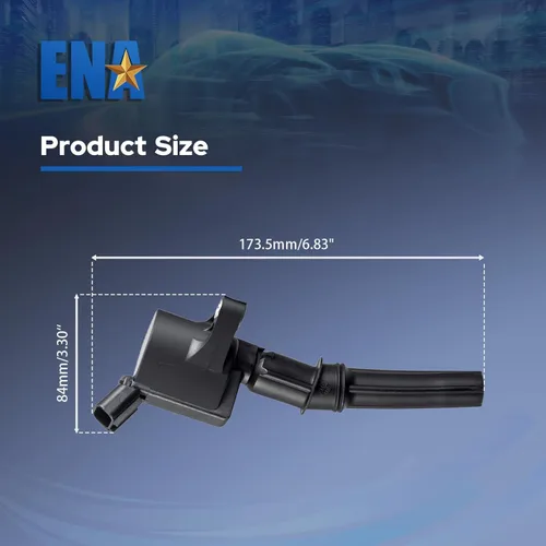 Miniatura 2 de ENA Juego de 8 bobinas de encendido de maletero curvadas compatibles con Ford Lincoln Mercury 4.6L 5.4L V8 Reemplazo para DG508 C1454 C1417 FD503
