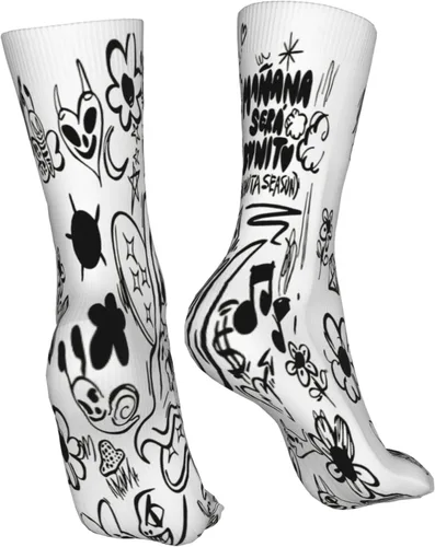 Miniatura 3 de NALCKA Karol Singer G Socks Super Soft Crew Sock Personalidad Resistente al Olor Antiolor Unisex Calcetines Deportivos Calcetines Bajo 16 pulgadas