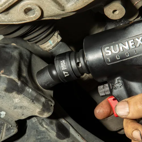 Miniatura 3 de SUNEX TOOLS 2665, Juego de llaves de impacto universales de 1/2 pulgada, 13 piezas, métrico, 0.472 in - 0.945 in, acero de aleación Cr-Mo, diseño
