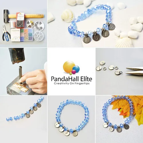 Miniatura 7 de Martillo con doble cabezal PandaHall Elite, de hule y nylon, 10", para joyería, color amarillo y negro