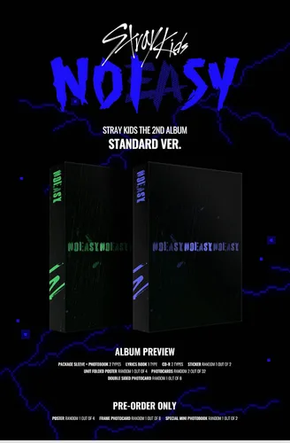Miniatura 3 de JYP Ent. Stray Kids - NOEASY [Versión normal] (Vol.2) Álbum + Juego de tarjetas ilustradas adicionales (versión A) (JYPK1271)