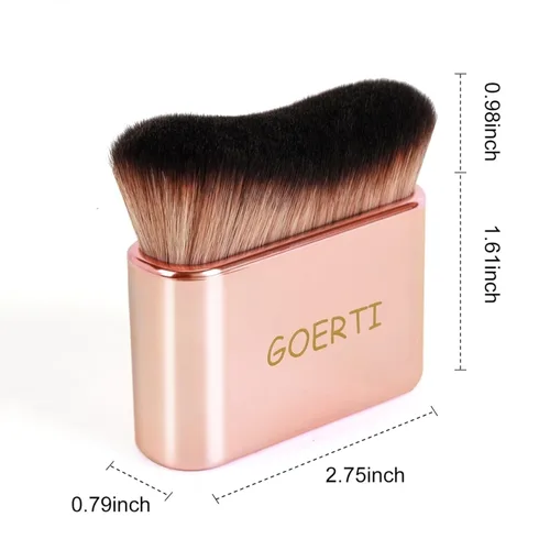Miniatura 8 de Brocha profesional de maquillaje corporal, brocha de maquillaje Kabuki, brocha autobronceadora, aplicador de autobronceador, cepillo bronceador