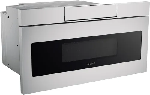 Miniatura 3 de SHARP SMD3070ASY - Horno de microondas con cajón, 30 pulgadas, 1.2 pies cúbicos, 950 vatios, panel de control táctil en ángulo oculto con pantalla