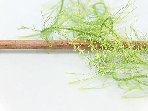 Miniatura 3 de Hilo de pestañas verde lima, 1.76 oz (1.75 onzas) 229.7 ft (76 yardas) poliéster