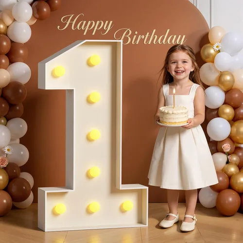 Miniatura 90 de Números de marquesina de 4 pies de alto, 4 pies de alto, números grandes iluminados 0 para 30, 40, 50, 60, decoración de fiesta de cumpleaños