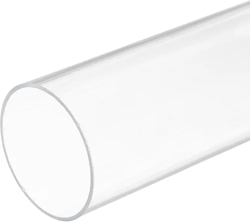 Miniatura 14 de MECCANIXITY Tubo acrílico rígido redondo tubo transparente 0.236 in ID 0.315 in OD 12.008 in longitud para lámparas y linternas, sistema