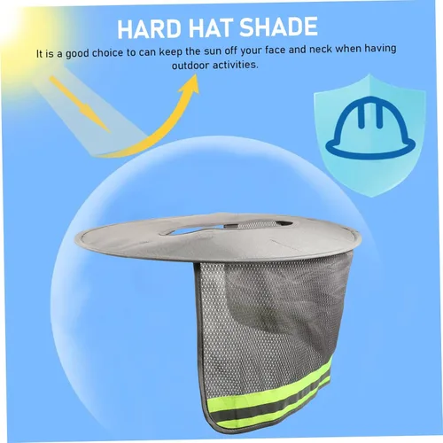 Miniatura 6 de Mobestech Sombrero reflectante para hombre, sombreros de verano para hombres, gorras para hombre, accesorios para casco duro para hombre, protección