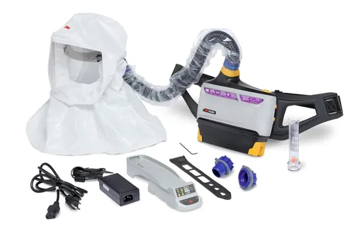 3M Respirador PAPR, kit de respirador purificador de aire alimentado por Versaflo, TR-800-ECK, intrínsecamente seguro, aprobado por NIOSH, listo