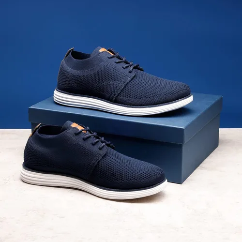Miniatura 9 de Bruno Marc Zapatillas de malla para hombre Oxfords ligeras